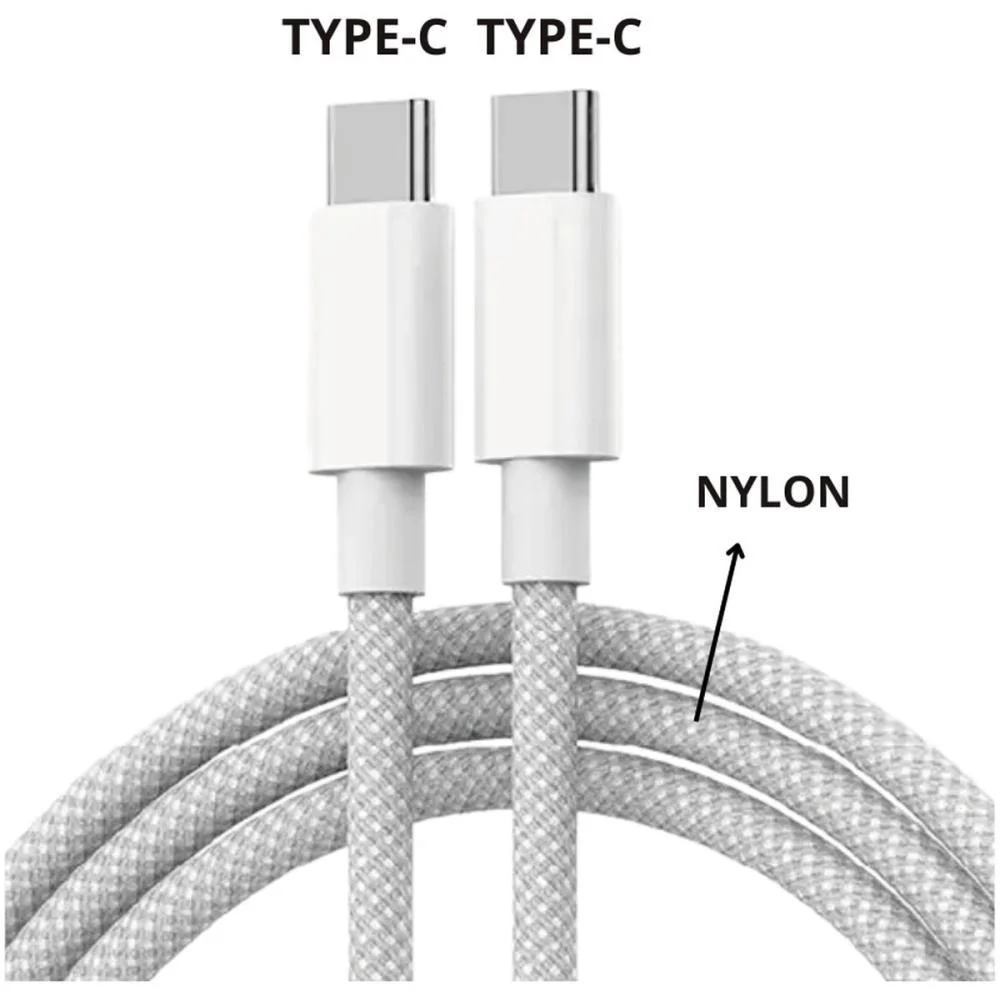 CABO USB TURBO PD TYPE C/TYPE C 100W 1M FLEX (UNIDADE) - imagem 2