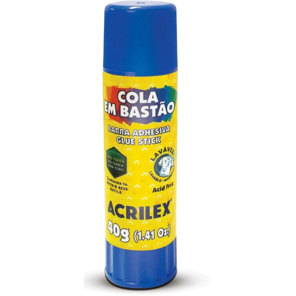 COLA EM BASTAO GLUE STICK 40G ACRILEX (CX.C/05) - imagem 3