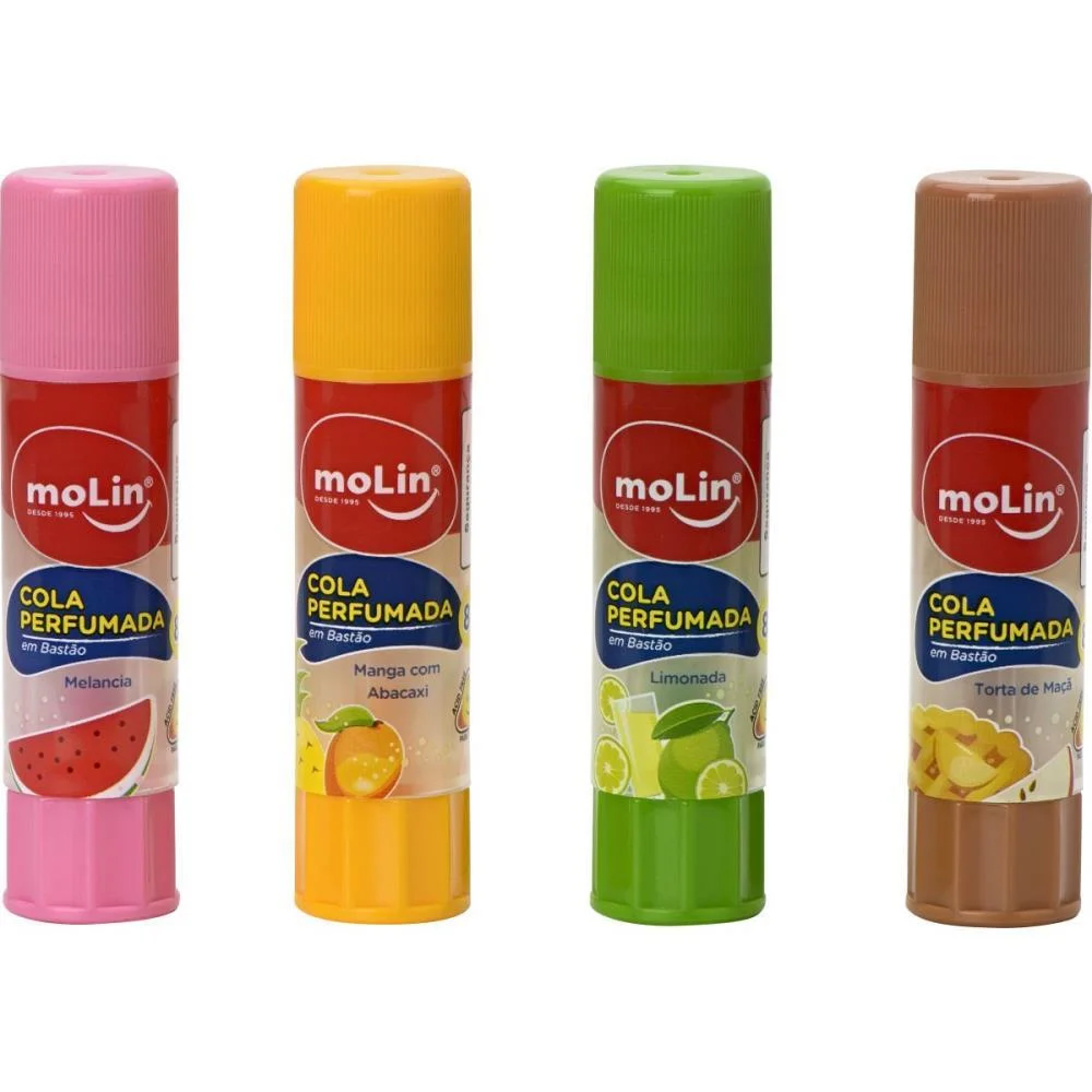 COLA EM BASTAO PERFUMADA 8G. (S) MOLIN (DP.C/12) - imagem 3