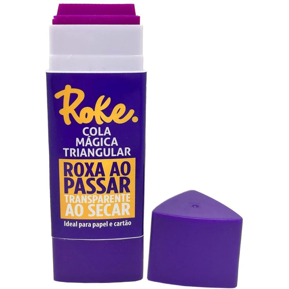 COLA EM BASTAO ROKE MAGICA ROXA 25G PAPER MATE (DP.C/12) - imagem 2