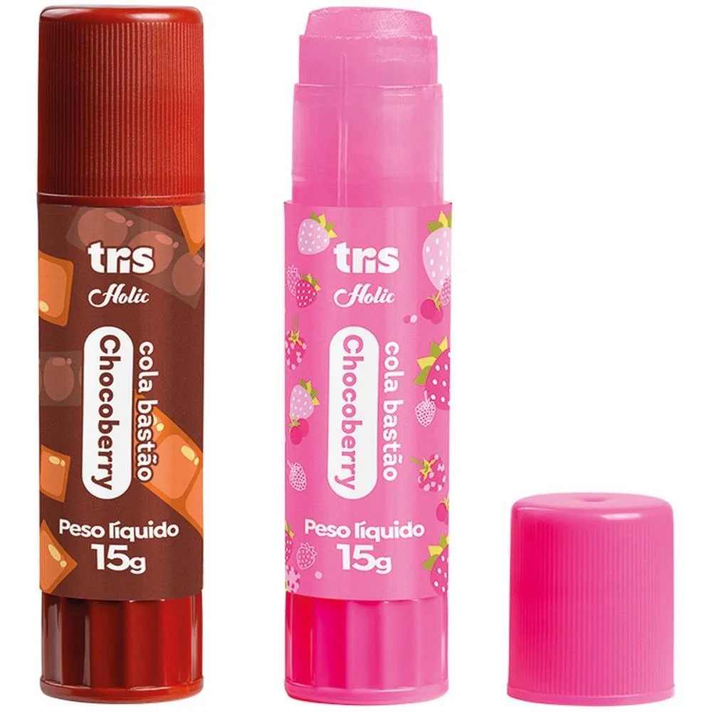 COLA EM BASTAO TRIS CHOCOBERRY 15G. SUMMIT (DP.C/12) - imagem 4