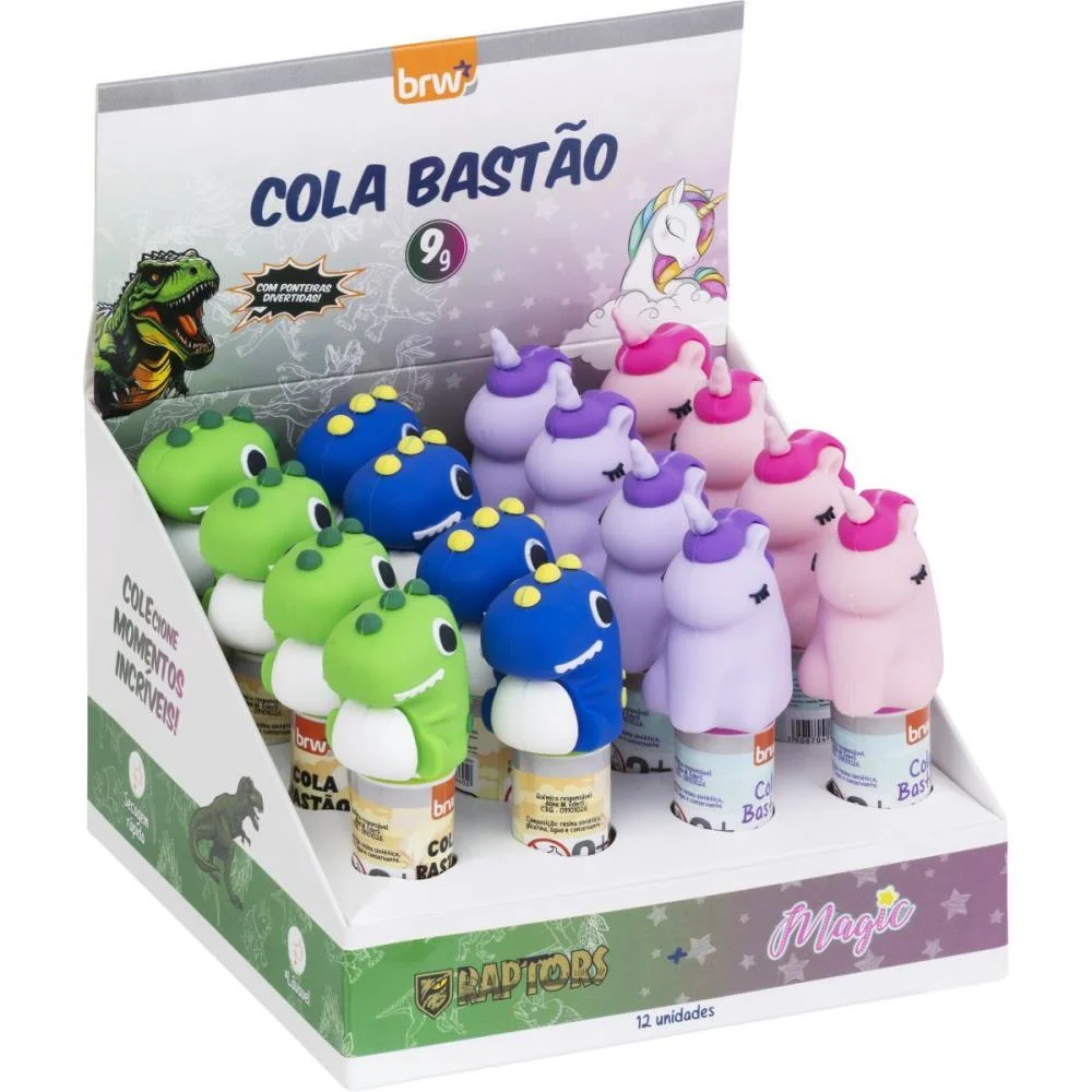 COLA EM BASTAO RAPTORS E MAGIC COM PONTEIRA 9 BRW (DP.C/12) - imagem 5