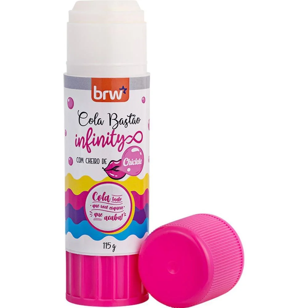 COLA EM BASTAO INFINITY CHEIRO CHICLETE 115G BRW (PCT.C/04) - imagem 3