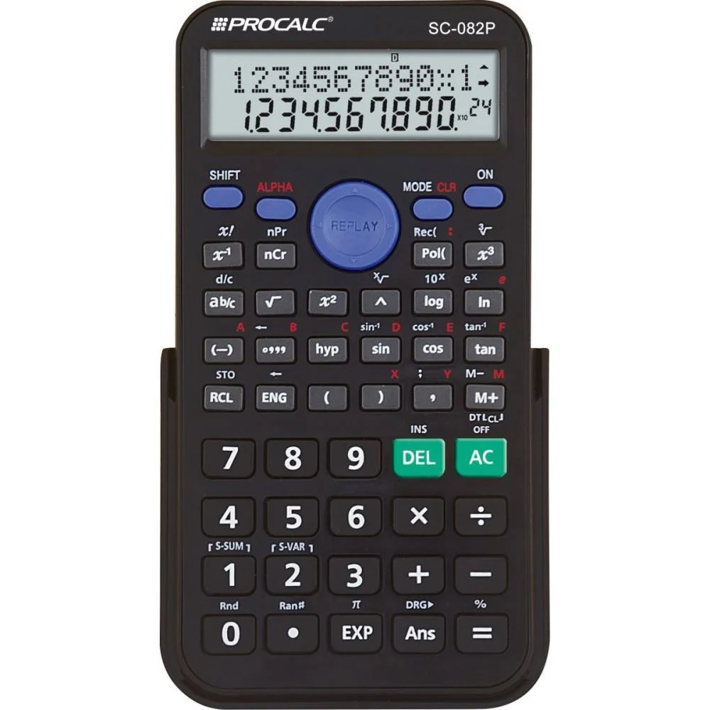 CALCULADORA CIENTIFICA 240FUNCOES SC82P PROCALC (UNIDADE) - imagem 3