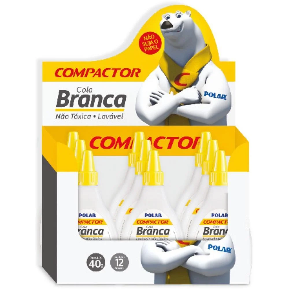 COLA ESCOLAR POLAR 40G COMPACTOR (CX.C/12) - imagem 3