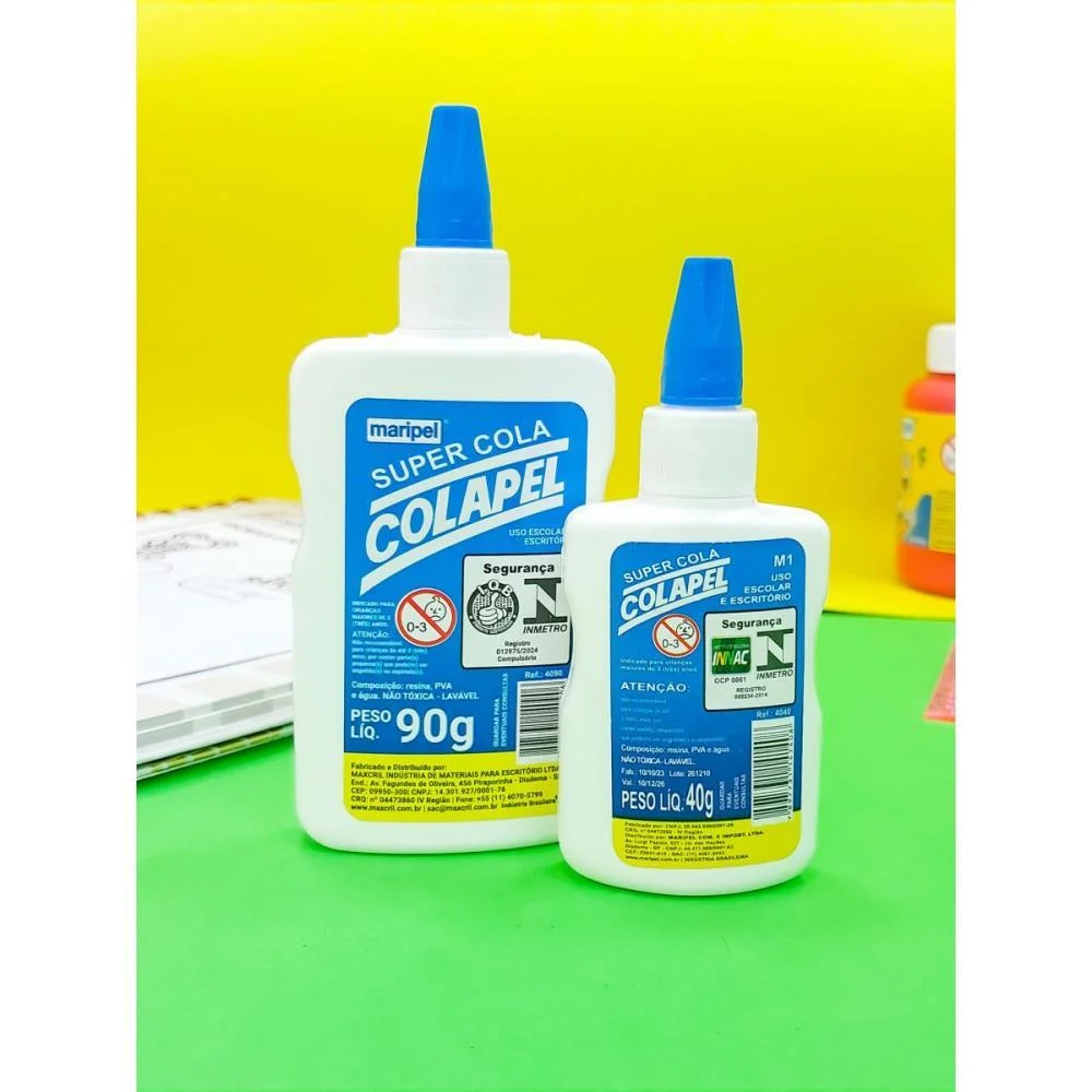 COLA ESCOLAR COLAPEL 40G MARIPEL (PCT.C/06) - imagem 4