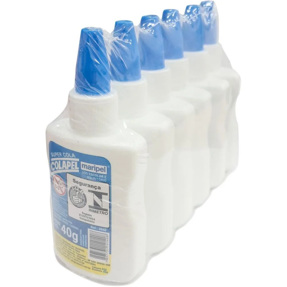 COLA ESCOLAR COLAPEL 40G MARIPEL (PCT.C/06) - imagem 5