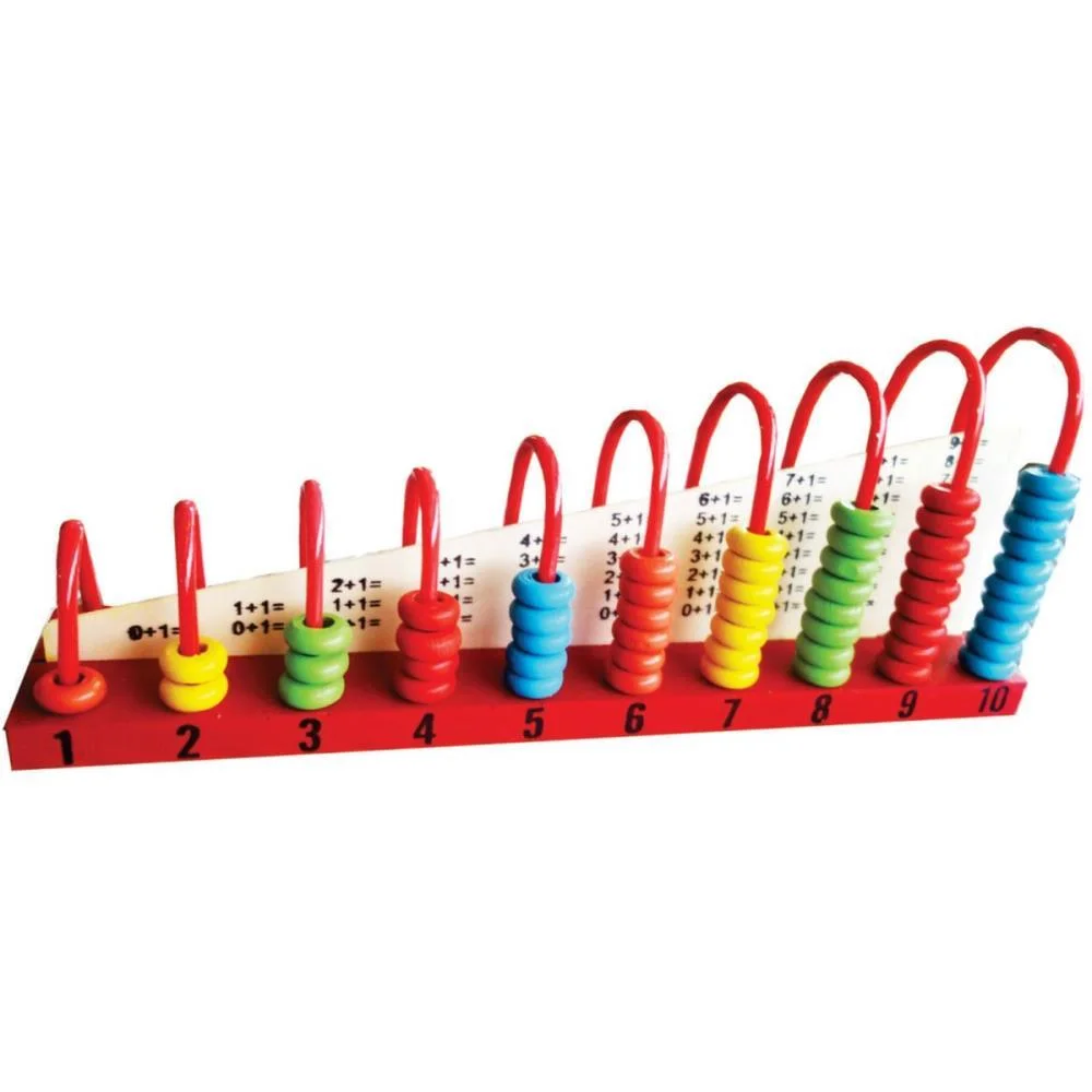 CONTADOR ABACO 10 COLUNAS EM MADEIRA TOY MIX (UNIDADE) - imagem 2