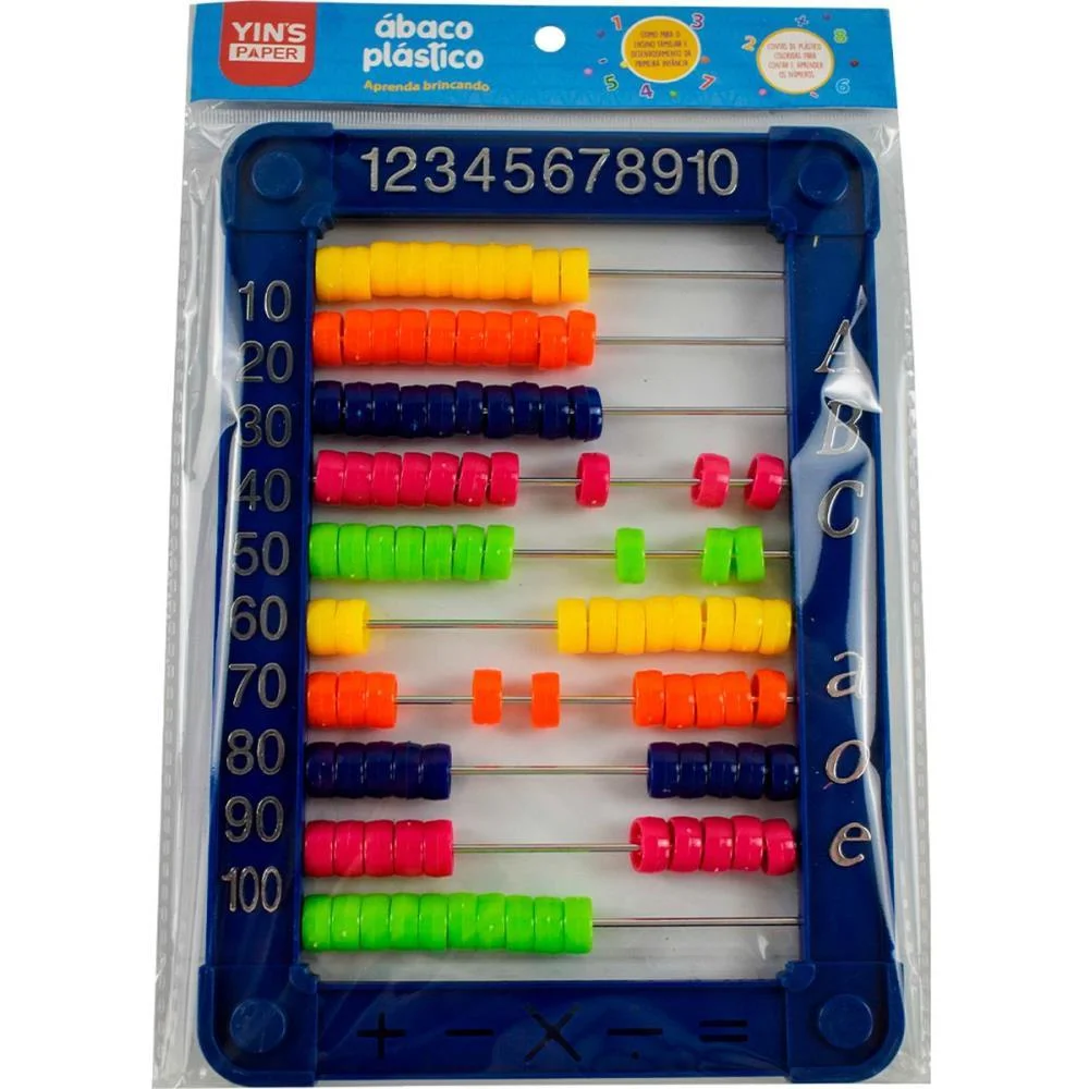 CONTADOR ABACO PLASTICO 10HASTES/100BOLINH (S YINS (UNIDADE) - imagem 14