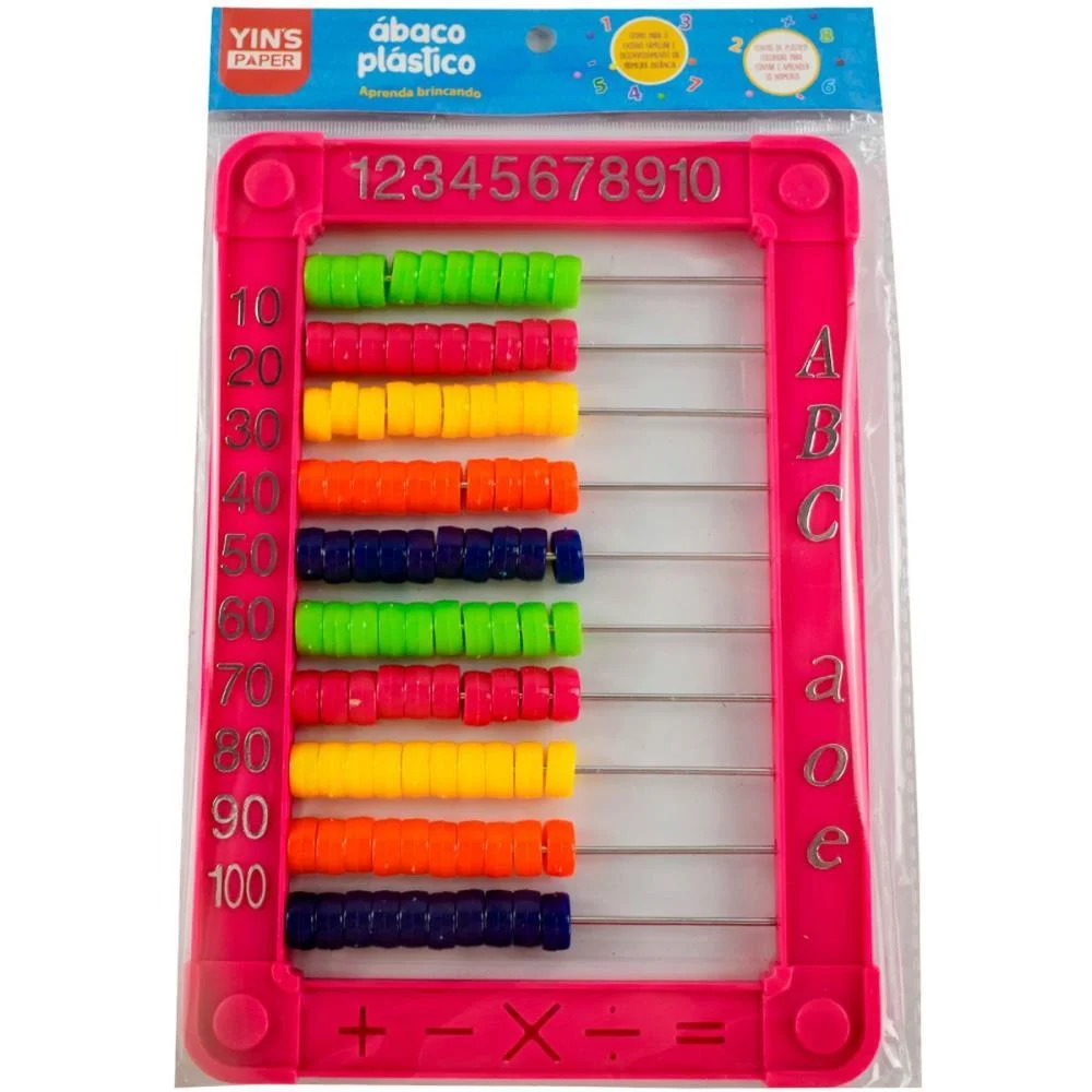 CONTADOR ABACO PLASTICO 10HASTES/100BOLINH (S YINS (UNIDADE) - imagem 5