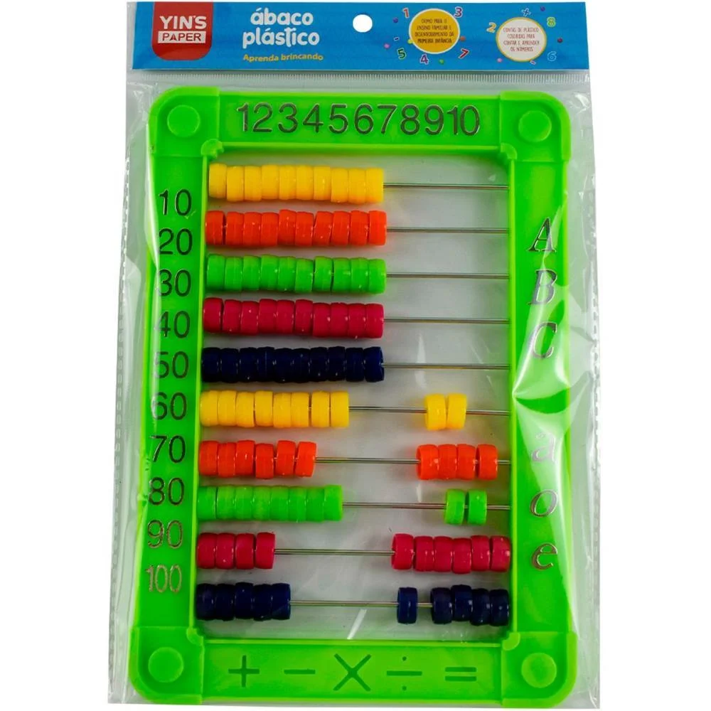 CONTADOR ABACO PLASTICO 10HASTES/100BOLINH (S YINS (UNIDADE) - imagem 8