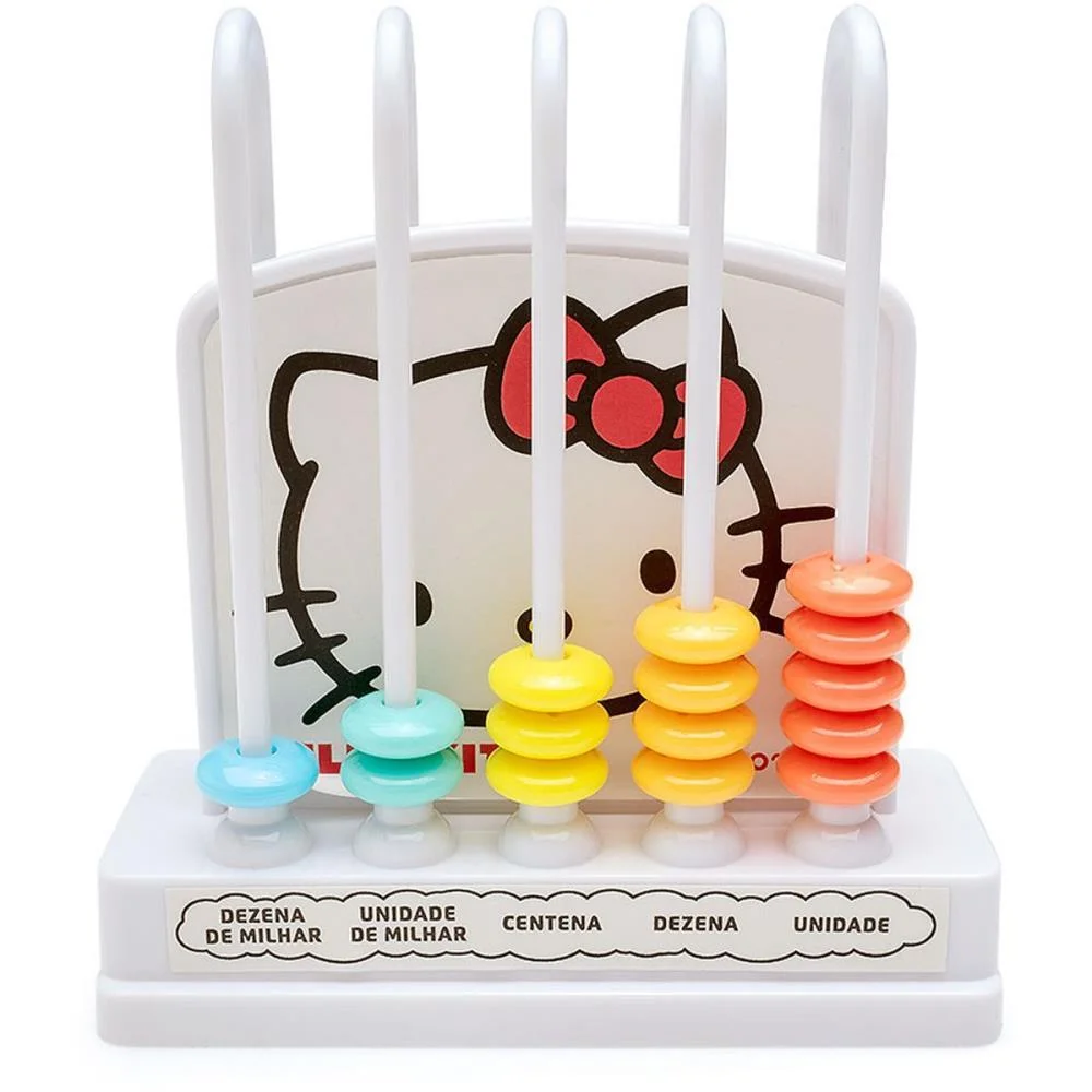 CONTADOR ABACO HELLO KITTY 5 COLUNAS 50 ARG. LEONORA (UNIDADE) - imagem 4