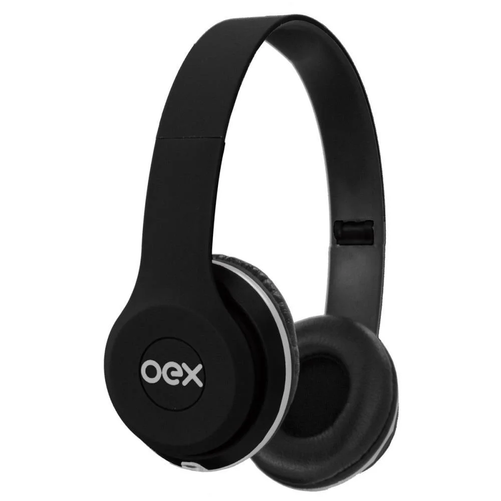 FONE DE OUVIDO STYLE HEADPHONE CABO 1,6M PRET NEWEX (UNIDADE) - imagem 4