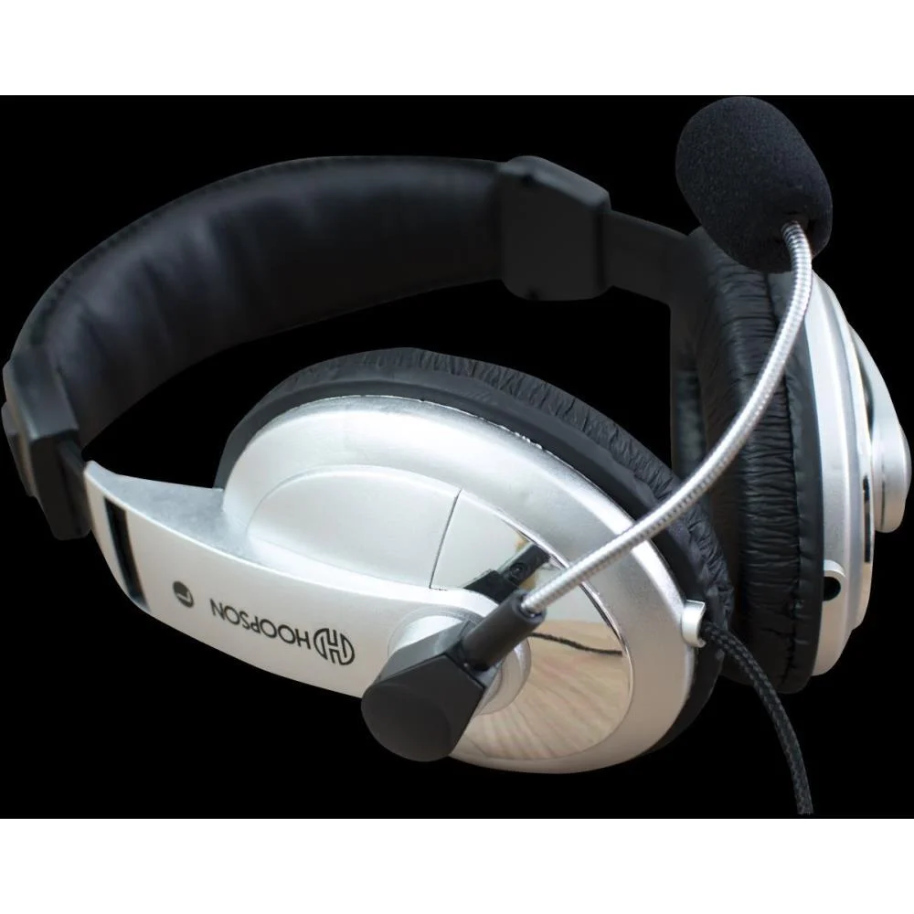 FONE DE OUVIDO COM MICROFONE HEADSET GRANDE PRATA MERCORIENTAL (UNIDADE) - imagem 5