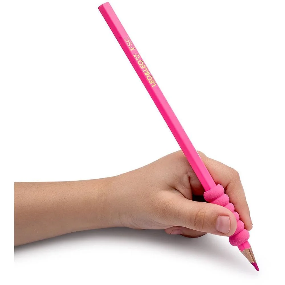GRIP ERGONOMICO ADAPTADOR DE LAPIS EVA COLOR LEONORA (POTE-12) - imagem 5