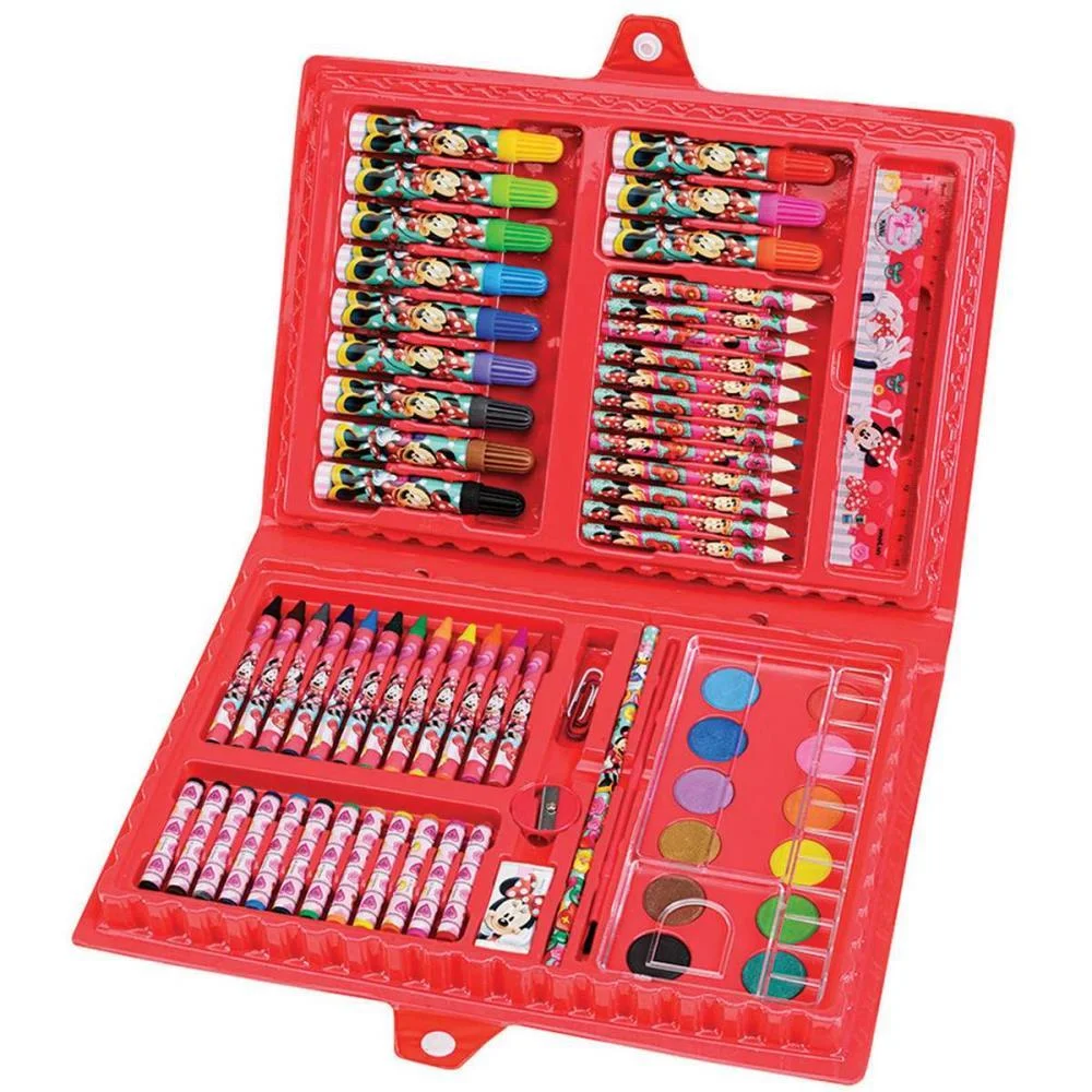 MALETA PARA PINTURA MINNIE COMPLETA PLAST. 72ITENS MOLIN (UNIDADE) - imagem 2