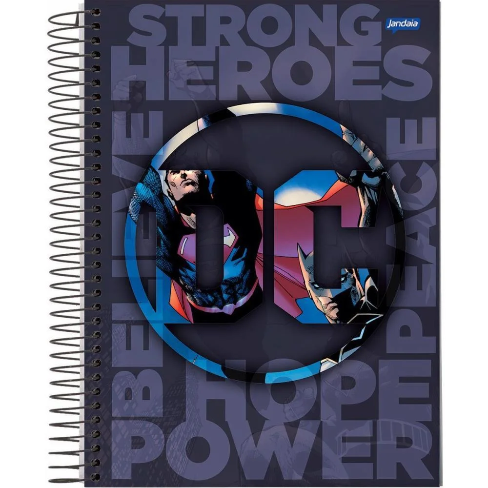 CADERNO 10X1 CAPA DURA DC COMICS 160FLS. JANDAIA (PCT.C/04) - imagem 4