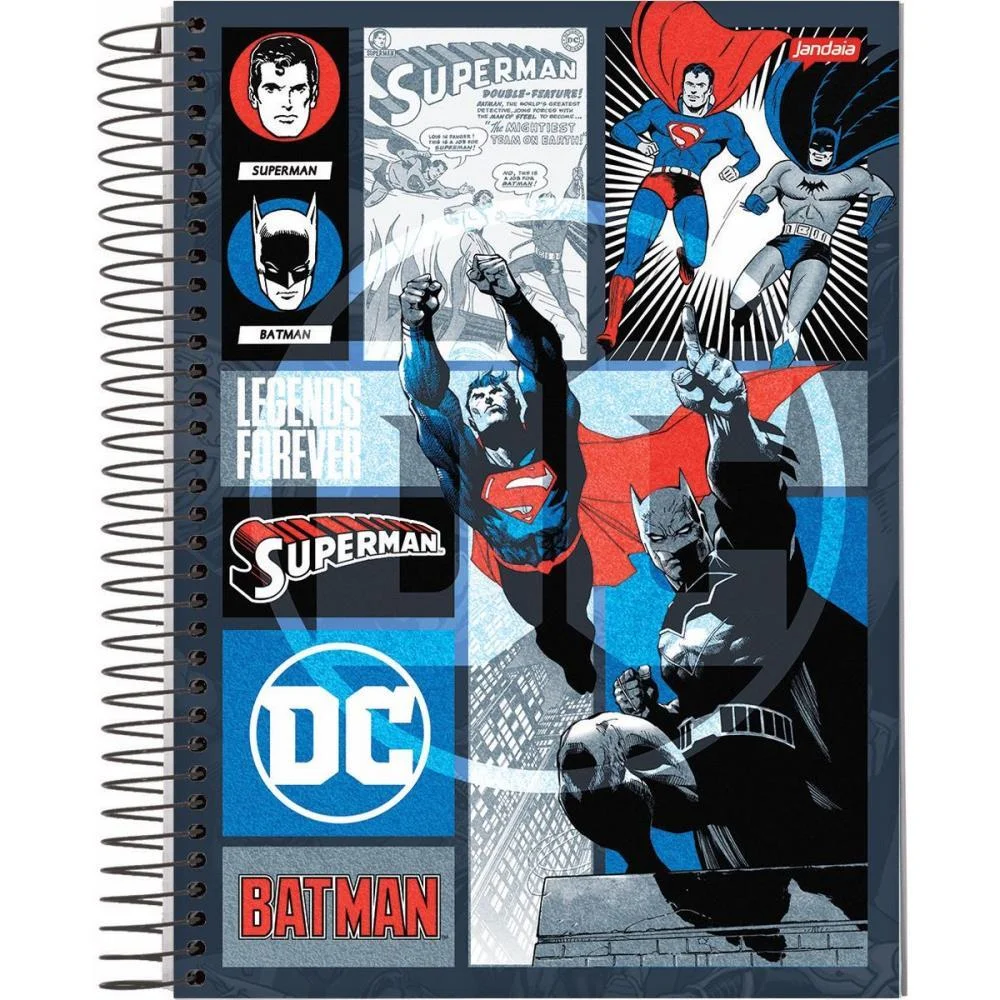 CADERNO 10X1 CAPA DURA DC COMICS 160FLS. JANDAIA (PCT.C/04) - imagem 6