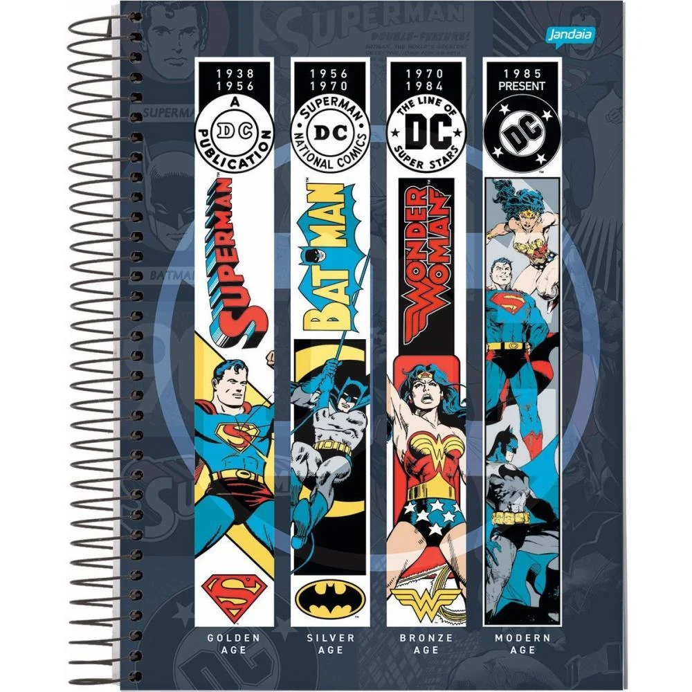 CADERNO 10X1 CAPA DURA DC COMICS 160FLS. JANDAIA (PCT.C/04) - imagem 7