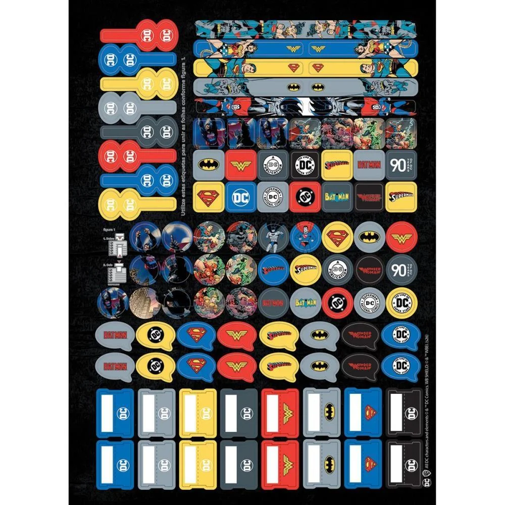 CADERNO 10X1 CAPA DURA DC COMICS 160FLS. JANDAIA (PCT.C/04) - imagem 9