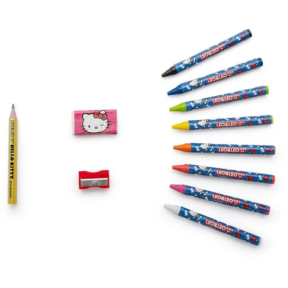 MALETA PARA PINTURA HELLO KITTY 24 PEÇAS LEONORA (UNIDADE) - imagem 6