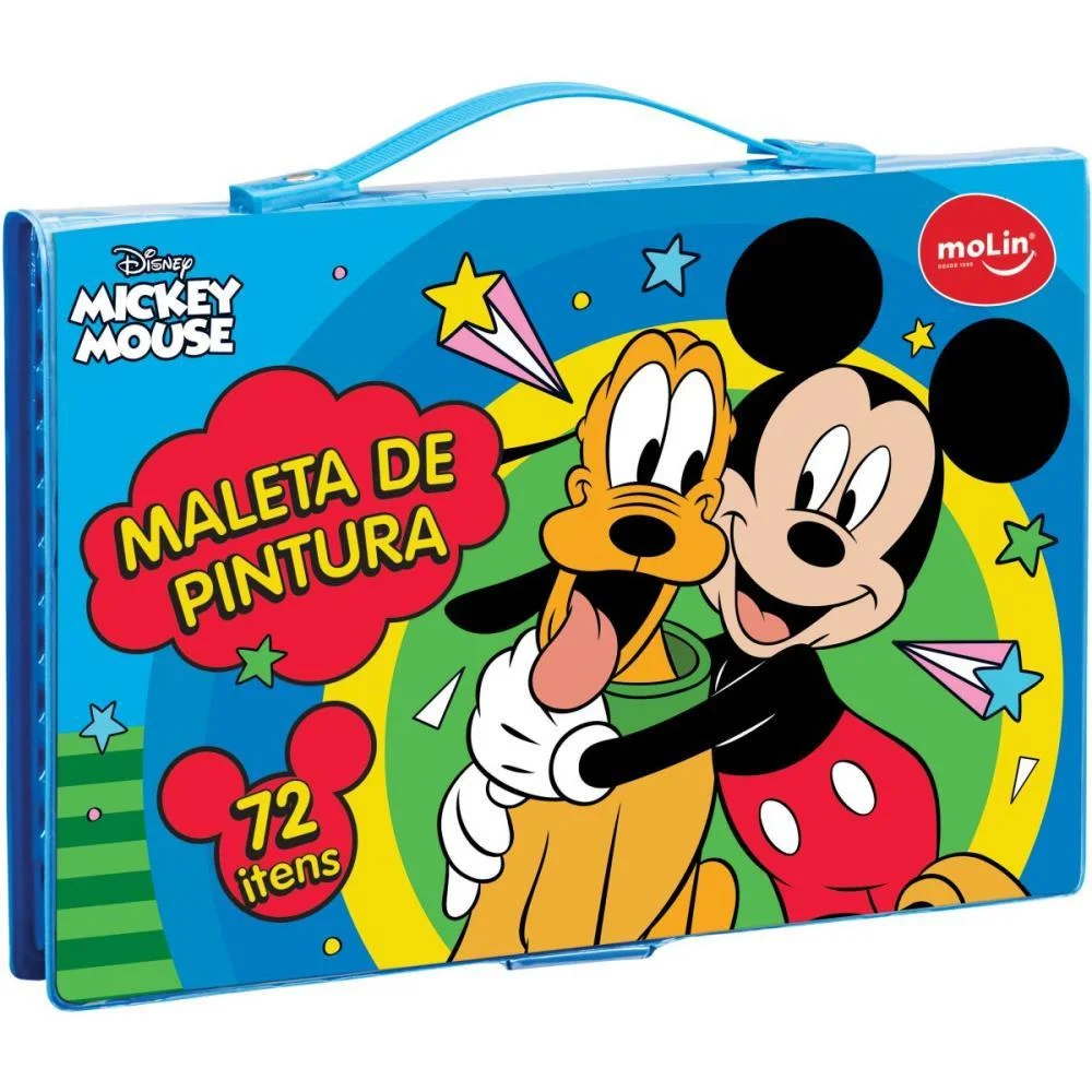 MALETA PARA PINTURA MICKEY 72 ITENS MOLIN (UNIDADE) - imagem 5