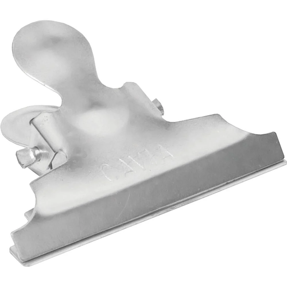 PRENDEDOR DE PAPEL GALVANIZADO GRANDE 95MM CAVIA (PCT.C/12) - imagem 2