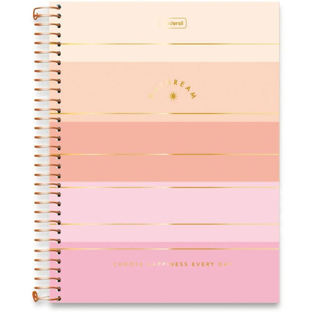 CADERNO 10X1 CAPA DURA DAYDREAM 2EM1 C/PLANNER 168FLS CADERSIL (PCT.C/04) - imagem 3