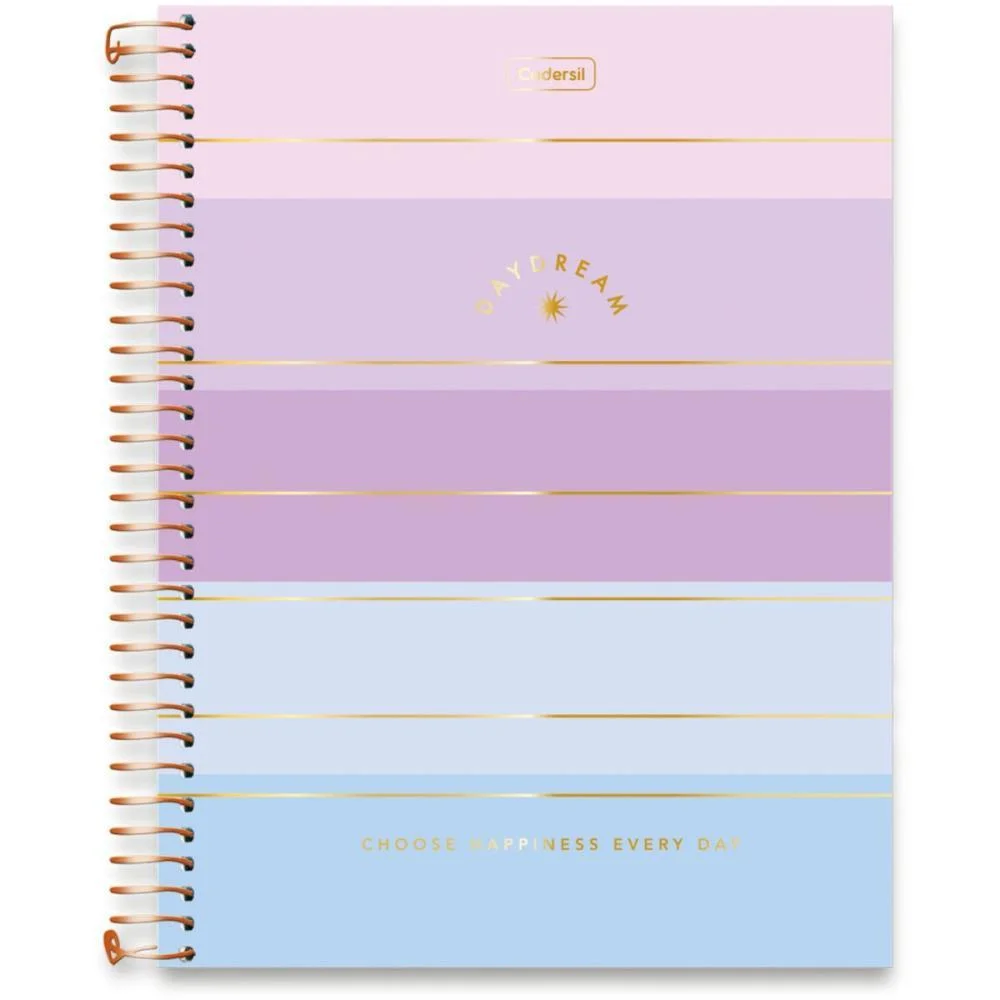 CADERNO 10X1 CAPA DURA DAYDREAM 2EM1 C/PLANNER 168FLS CADERSIL (PCT.C/04) - imagem 4