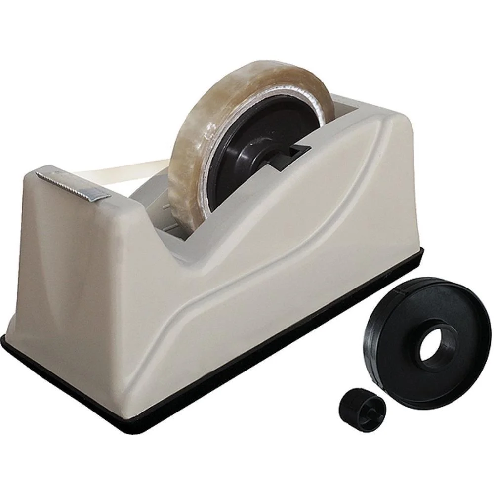 SUPORTE PARA FITA ADESIVA GRANDE PLASTICO PRETO CAVIA (UNIDADE) - imagem 2