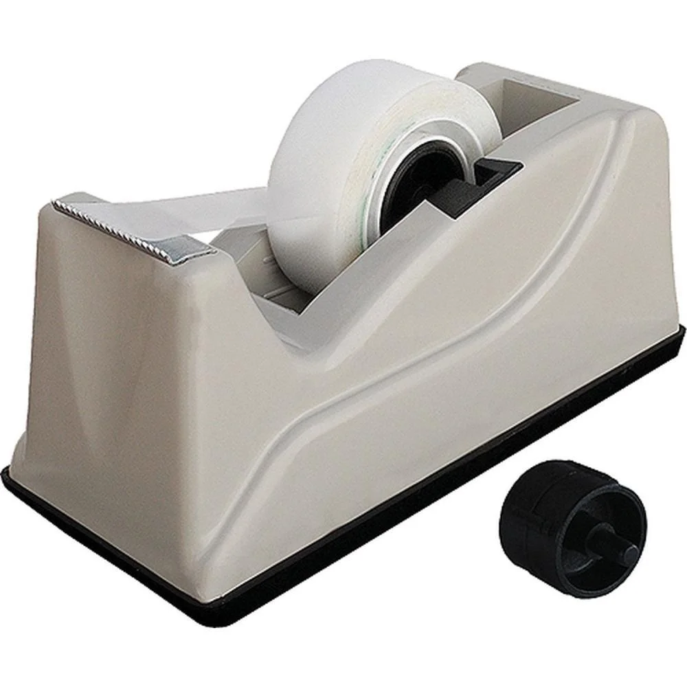 SUPORTE PARA FITA ADESIVA PEQUENO PLASTICO PRETO CAVIA (UNIDADE) - imagem 2