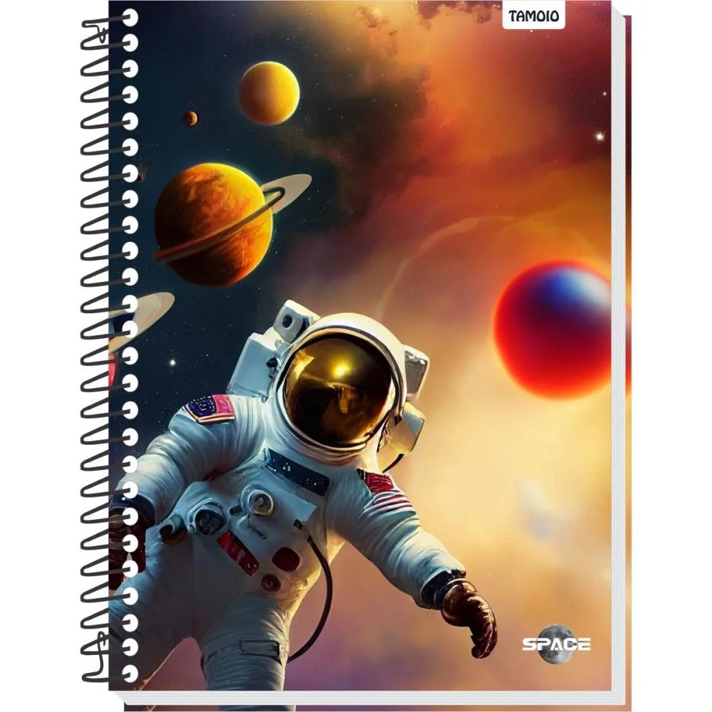 CADERNO 10X1 CAPA DURA SPACE 160 FOLHAS TAMOIO (PCT.C/04) - imagem 7