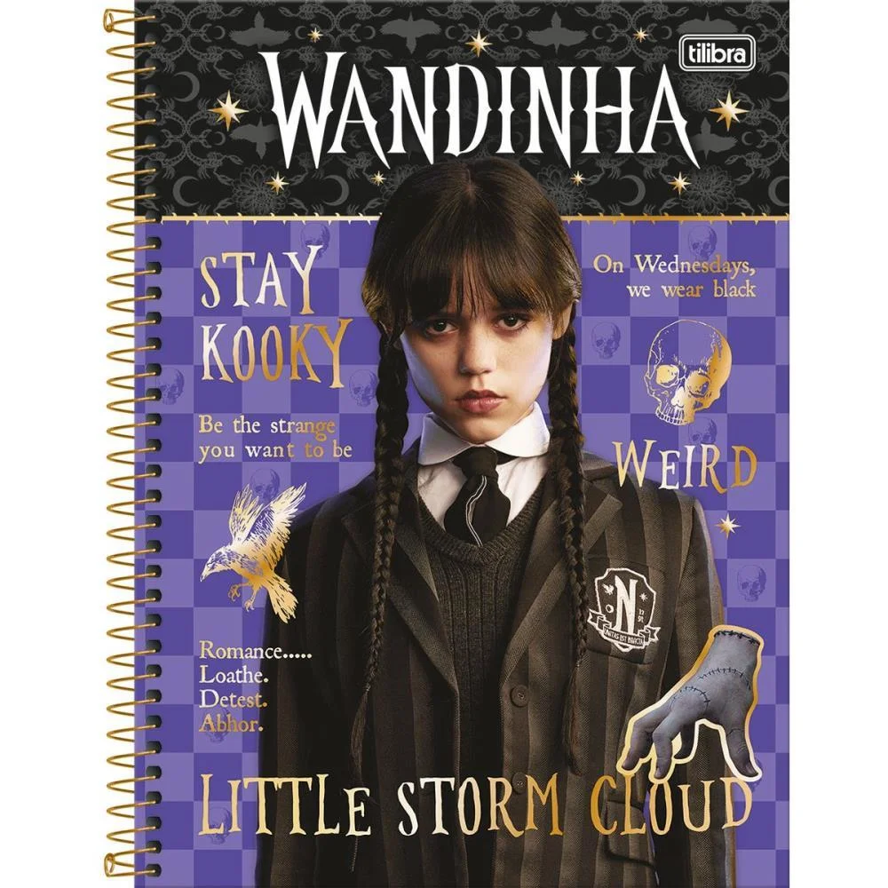 CADERNO 10X1 CAPA DURA WANDINHA 160FLS CONNECT TILIBRA (PCT.C/04) - imagem 2