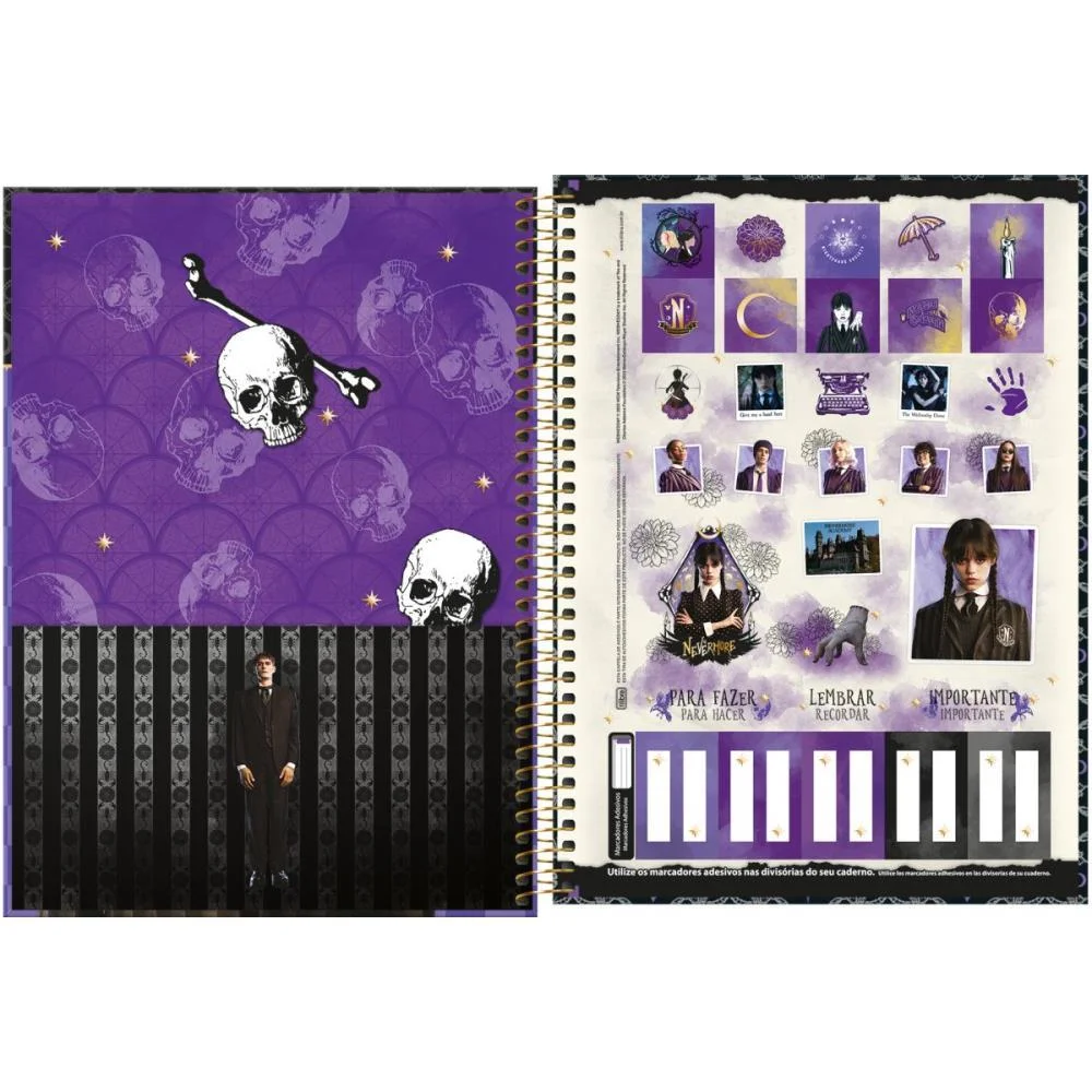 CADERNO 10X1 CAPA DURA WANDINHA 160FLS CONNECT TILIBRA (PCT.C/04) - imagem 5