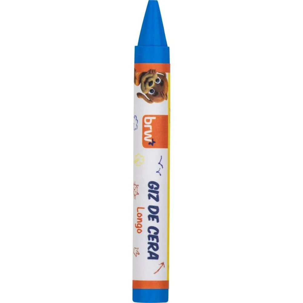 GIZ DE CERA FINO 15 CORES BRW (UNIDADE) - imagem 6