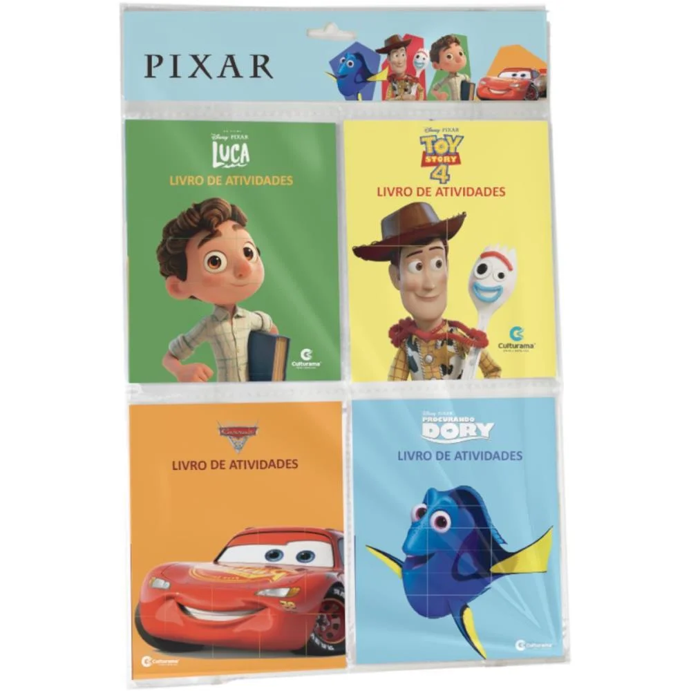LIVRO DE ATIVIDADES PIXAR SOLAPA 10,5X13,5 24PG CULTURAMA (PCT.C/04) - imagem 2