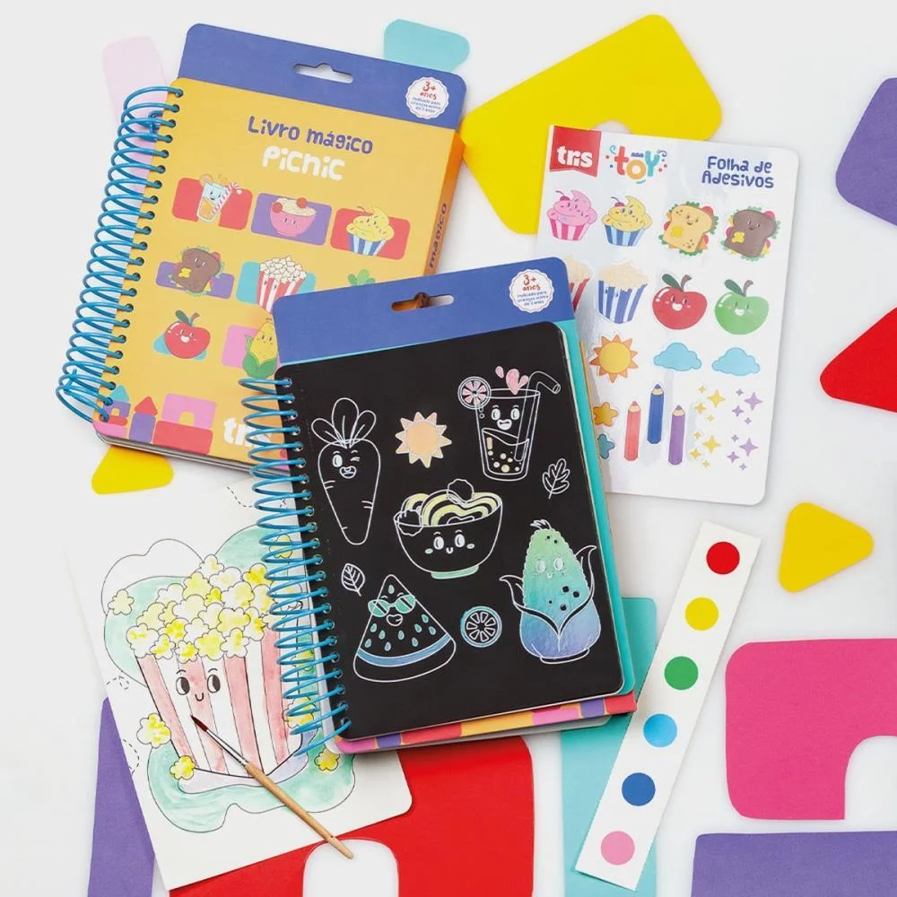 LIVRO DE ATIVIDADES TRIS TOY PIC NIC LIVRO MAGICO SUMMIT (UNIDADE) - imagem 4