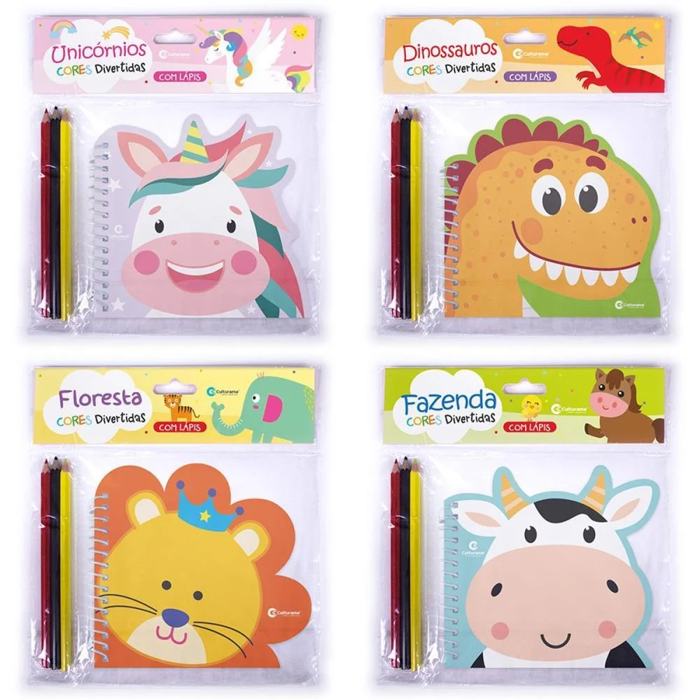 LIVRO DE ATIVIDADES POP CORES DIVERTIDAS COM LAPIS CULTURAMA (PCT.C/04) - imagem 12