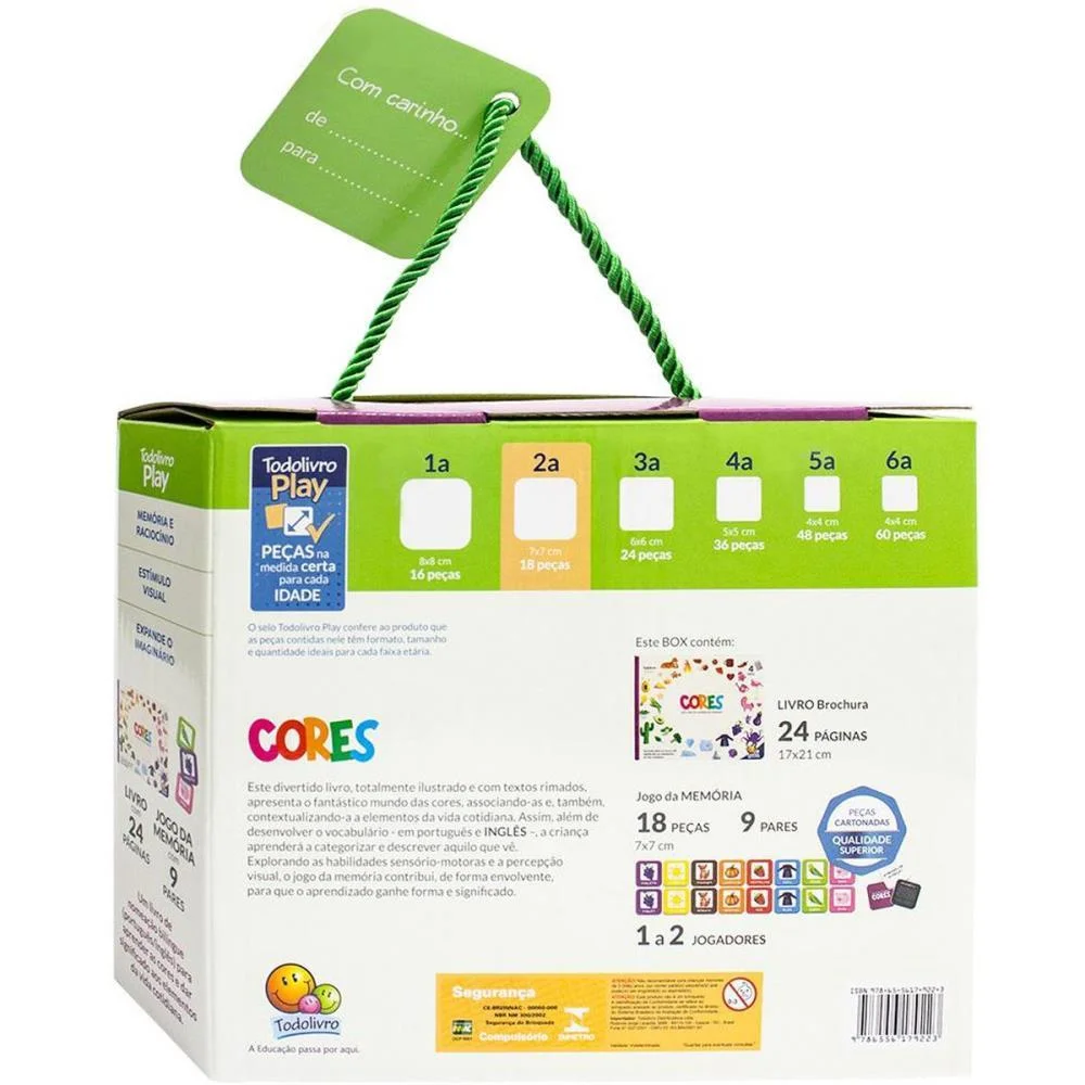 LIVRO DE ATIVIDADES TODOLIVRO PLAY MEMO.CORES BOX TODOLIVRO (UNIDADE) - imagem 5