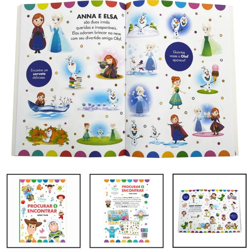 LIVRO DE ATIVIDADES PROCURAR E ENCONTRAR PIXAR MAGIC KIDS (UNIDADE) - imagem 4