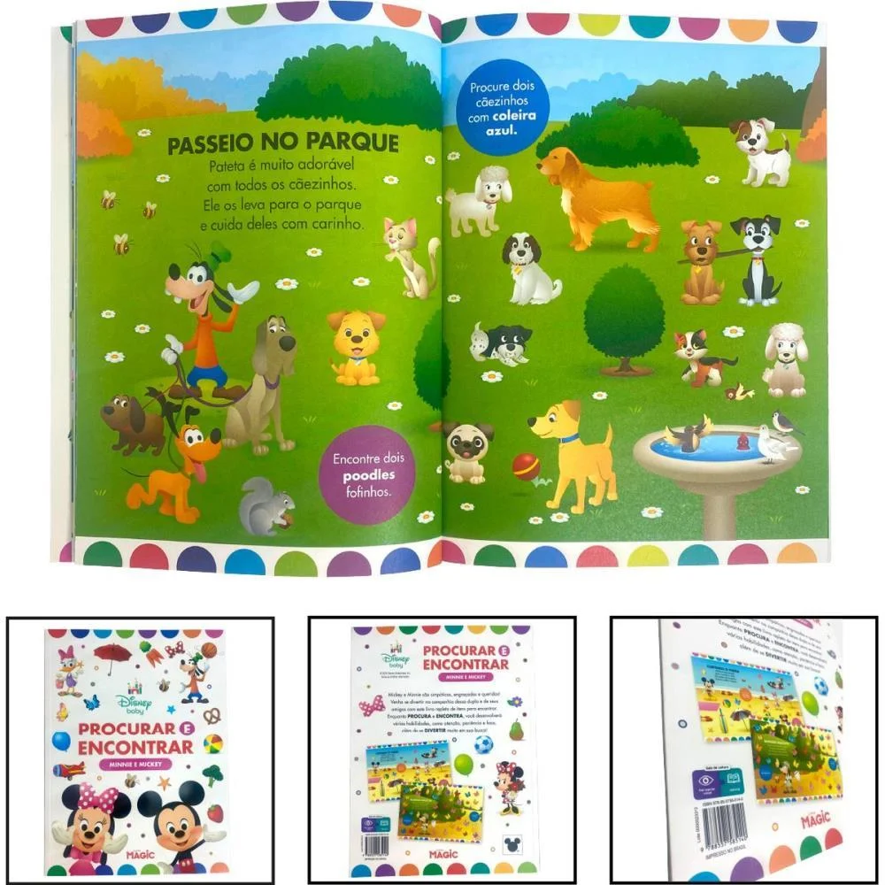 LIVRO DE ATIVIDADES PROCURAR E ENCONTRAR MICKEY MAGIC KIDS (UNIDADE) - imagem 4