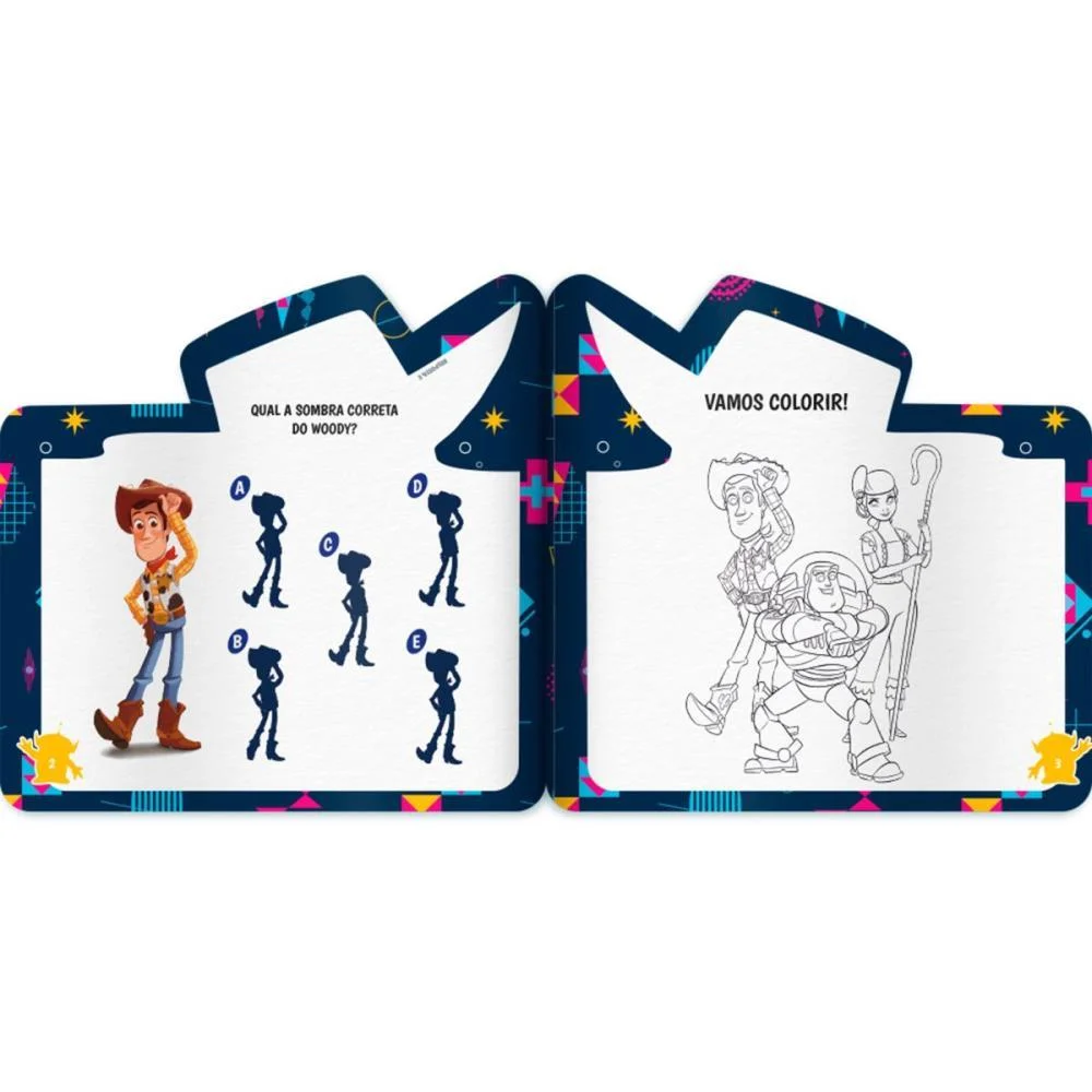LIVRO DE ATIVIDADES RECORTADO TOY STORY 24PG 23X23 CULTURAMA (UNIDADE) - imagem 3