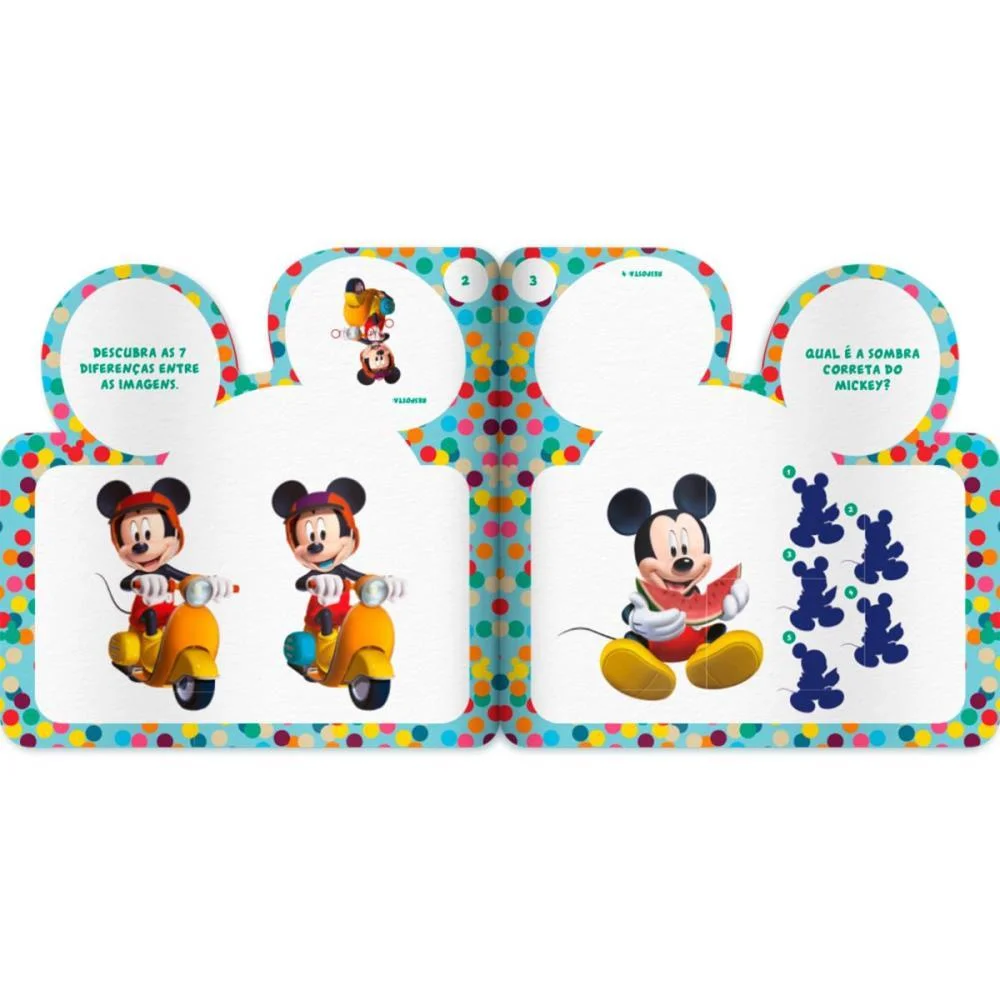 LIVRO DE ATIVIDADES RECORTADO MICKEY 24PGS 23X23 CULTURAMA (UNIDADE) - imagem 4