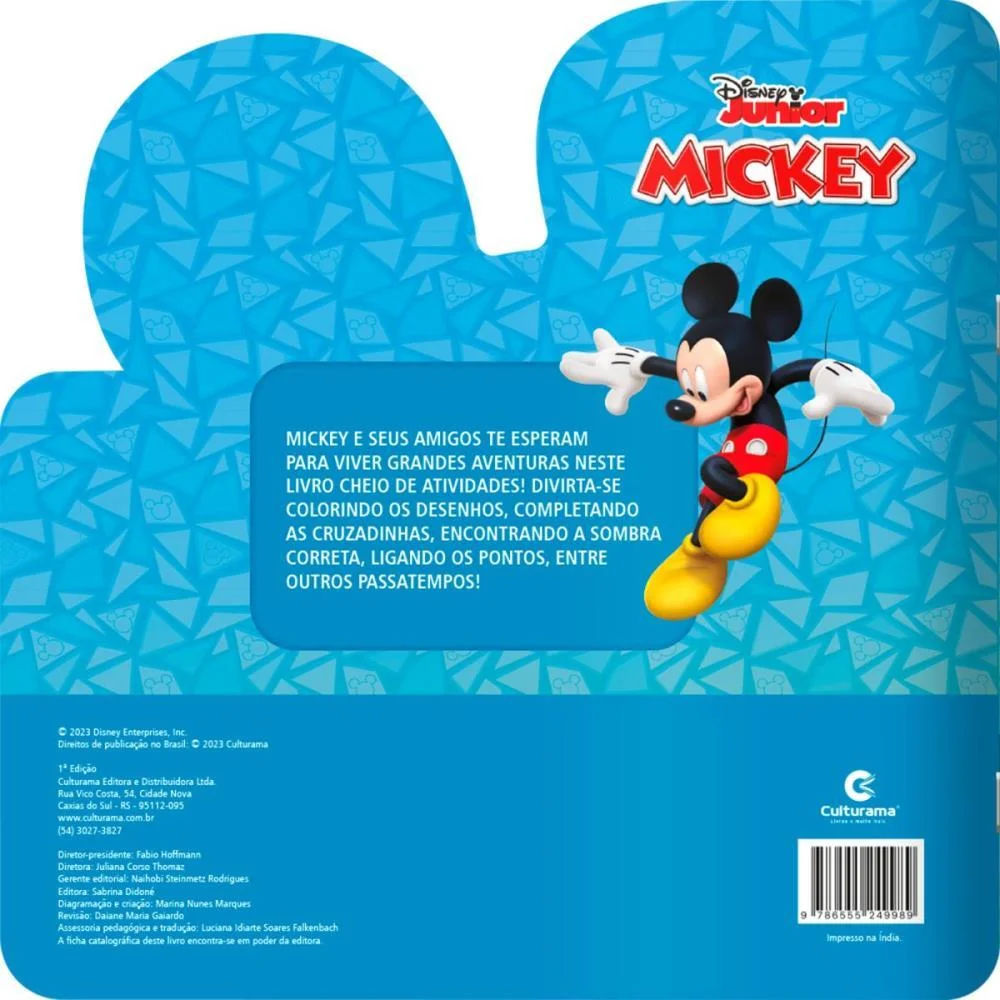 LIVRO DE ATIVIDADES RECORTADO MICKEY 24PGS 23X23 CULTURAMA (UNIDADE) - imagem 5