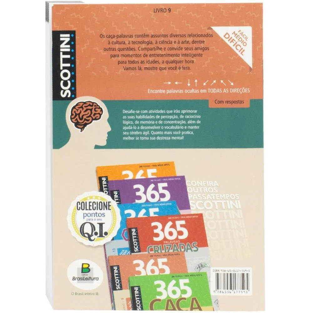 LIVRO DE ATIVIDADES CACA-PALAVRAS 365 N.09 288PAG. TODOLIVRO (UNIDADE) - imagem 6