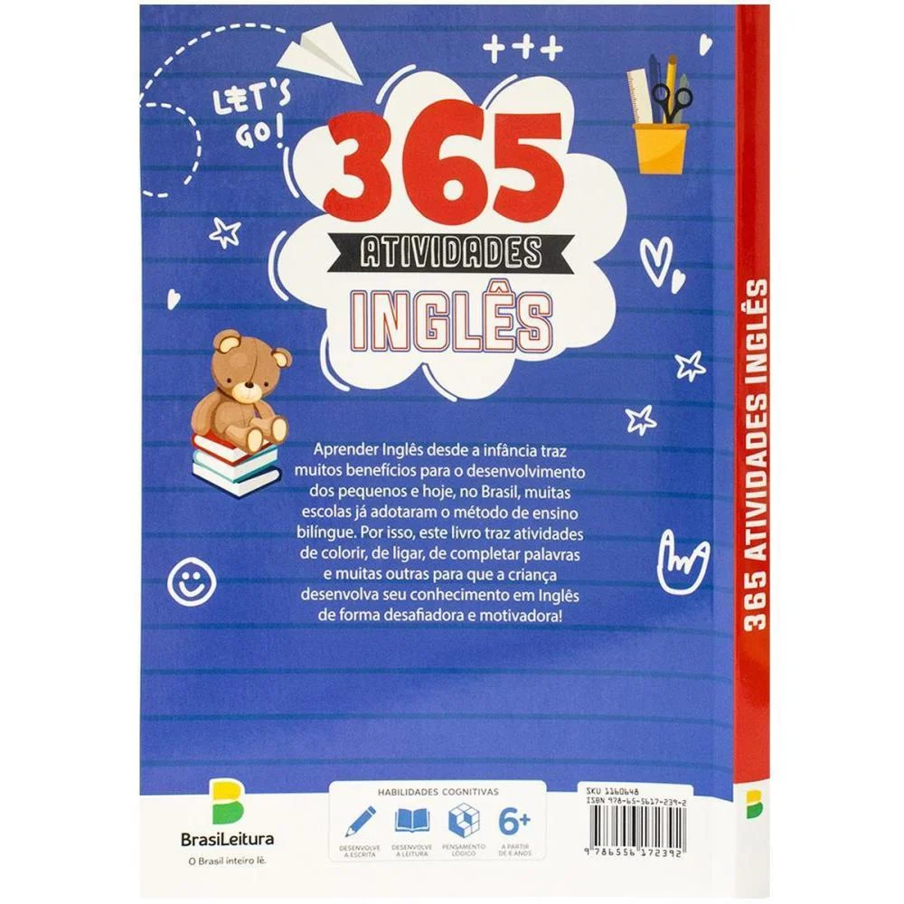 LIVRO DE ATIVIDADES 365 ATIVIDADES INGLES 288PG TODOLIVRO (UNIDADE) - imagem 5
