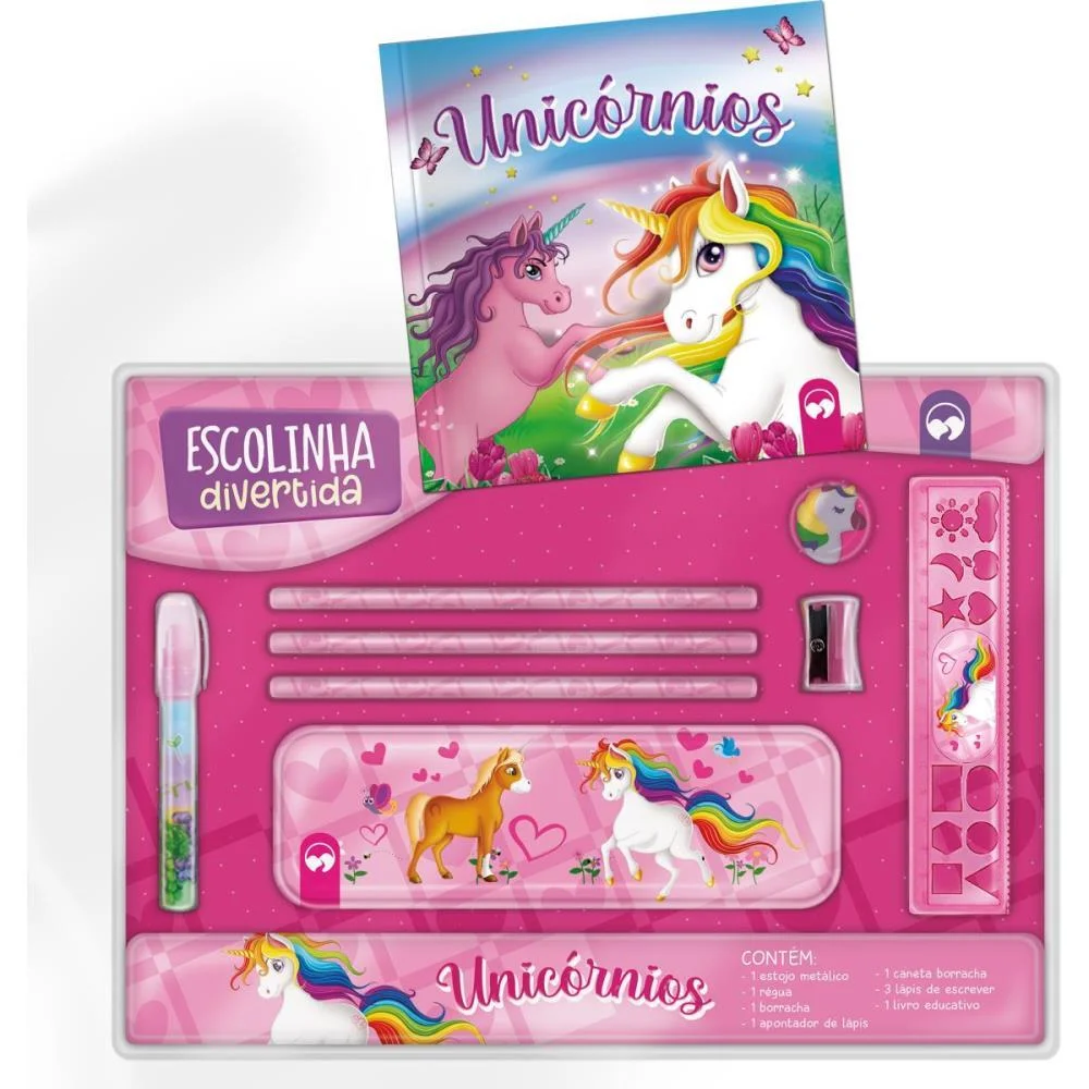 LIVRO DE ATIVIDADES KIT ESCOLINHA UNICORNIOS C/EST VALE DAS LETRAS (UNIDADE) - imagem 3