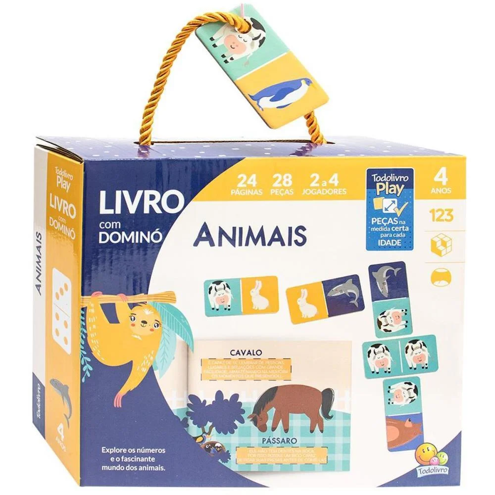 LIVRO DE ATIVIDADES TODOLIVRO PLAY DOM.ANIMAIS BOX TODOLIVRO (UNIDADE) - imagem 3