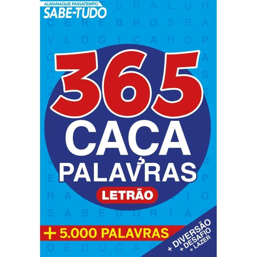 LIVRO DE ATIVIDADES 365 CACA PALAVRAS PASSATEMPO ONLINE EDITORA (UNIDADE) - imagem 2