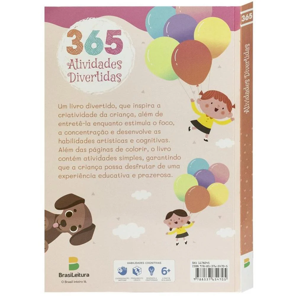LIVRO DE ATIVIDADES 365 ATIVIDADES DIVERTIDAS 288P TODOLIVRO (UNIDADE) - imagem 4